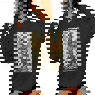 Hot Girl On 男性用 セクシーな天使の座り グランジ 長袖tシャツ レディースパーカー - Kawaiitshirt