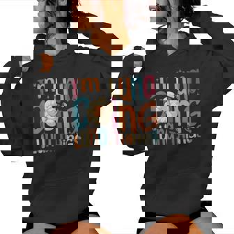 I'm Luna Doing Luna Things Groovy Retro Luna レディースパーカー - Kawaiitshirt