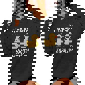 I'm This Many Ducks Old Duck 2Nd Birthday 2 Years Old Bday Women Hoodie - Thegiftio