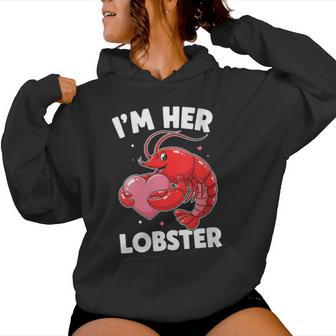I'm Her Lobster Matching Couple Valentine's Day Women Wife Women's Hoodie | Mazezy