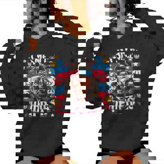 Imell Hippies Peace 4Th Of July For Hippie レディースパーカー - Kawaiitshirt