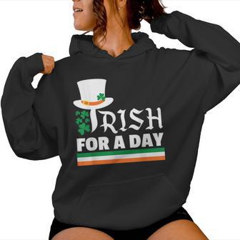 Irish For A Day Happyt Patrick's Hat Erwachsene Männer Frauen Kapuzenpullover für Damen - Geschenkecke