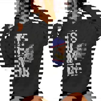 It's In My DNA American Samoa Flag Men Women Women's Hoodie | Mazezy