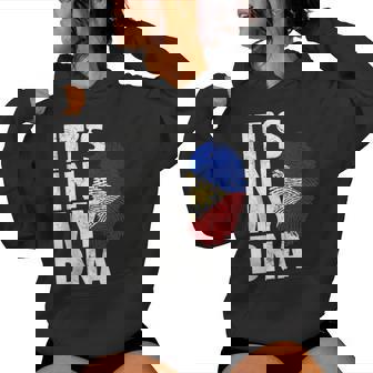 It's In My DNA Philippines Flag Men Women Tank Top Women's Hoodie | Mazezy