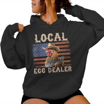 Local Egg Dealer Rooster Farmer Chicken Women Hoodie - Thegiftio