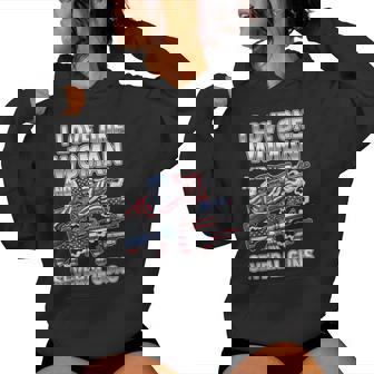 I Love One Woman And Several Guns USA Patriotic Tee Women's Hoodie | Mazezy