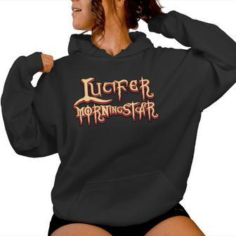 Lucifer Morningstar Der Teufel Gefallener Engel Kapuzenpullover für Damen - Geschenkecke