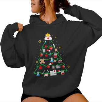 Lustiges Doktor Medizintudent Weihnachten Krankenschwester Kapuzenpullover für Damen - Geschenkecke