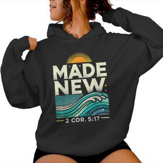 Made New Baptism Christian For Youth Baptized Women Hoodie - Thegiftio UK