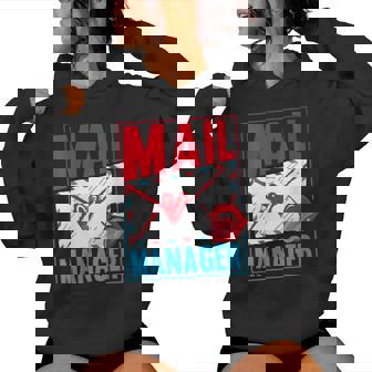 Mail Manager Mail Carrier Mailman Postal Worker Women's Hoodie | Mazezy