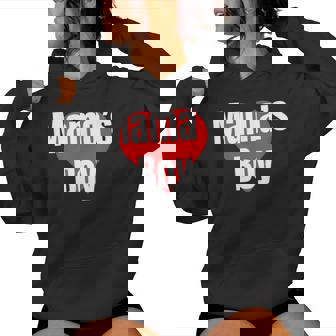 Mama's Boy おもしろグッズ服 レディースパーカー - Kawaiitshirt