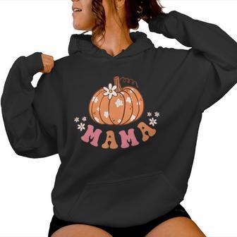 Mama Of Little Pumpkin First Birthday Autumn Pumpkin Women Hoodie - Thegiftio UK