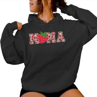 Mama Strawberry Birthday Women Hoodie - Thegiftio UK
