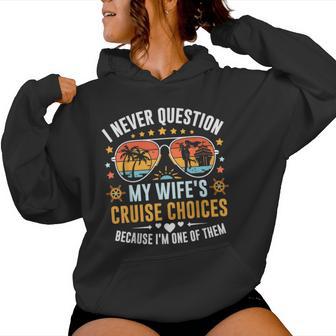 Matching Couples Cruise Candy Husband And Wife Cruise Women Hoodie | Seseable FR
