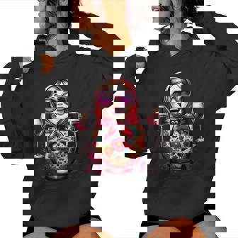 Matreshka Russian Girl Russia For Russians Wine Matryoshka Women's Hoodie | Mazezy