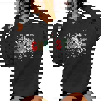 Merry Christmas Xmas Christian Jesus Holiday Family Pajamas Women Hoodie | Seseable CA