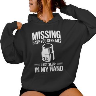 Missing Have Youeen Me 10Mm ソケット 車 ガイ 車 整備士 レディースパーカー - Kawaiitshirt