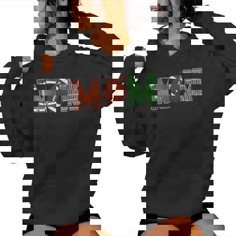 Mom Of The 1 Year Old Football First Birthday Boy Family Women Hoodie | Mazezy