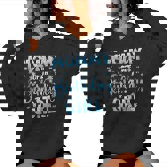 Mommy Of The Birthday Girl Snowflakes Themed Matching Women Hoodie - Thegiftio