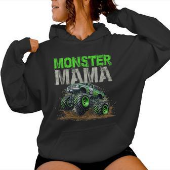 Monster Truck Mama Family Matching Monster Truck Lovers Mom Women Hoodie | Seseable FR