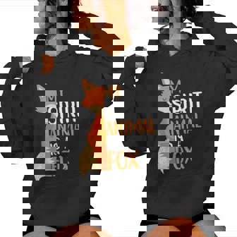 Mypirit Animal Is A Fox Animal Para Hombres Es Niños Sudadera con capucha para mujer - Regaloses