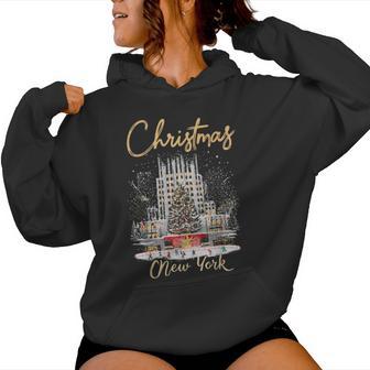 New York Ny Christmas Girl Trip Matching Women Hoodie - Thegiftio UK