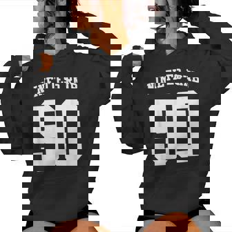 Nineties RNB 90 Jersey Style 90s R&B Men Women Vintage 90s Women's Hoodie | Mazezy