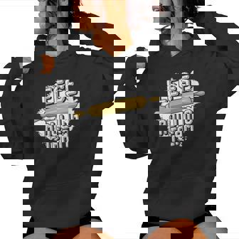 Norwegian Flatbread Norway Food Lover Lefse Rolling Team Women's Hoodie | Mazezy