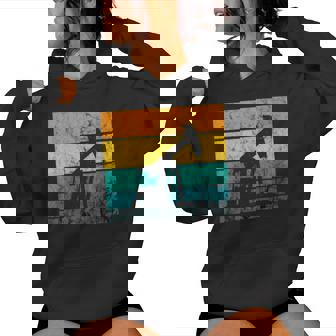 Oilfield Worker Oil Rig Oildrilling Retro Vintage Oil Worker Women's Hoodie | Mazezy