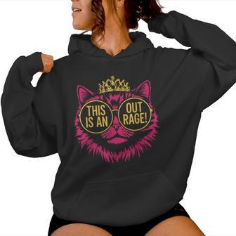 This Is An Outrage Princess Cat Donut Gold Mens Women Hoodie - Thegiftio UK