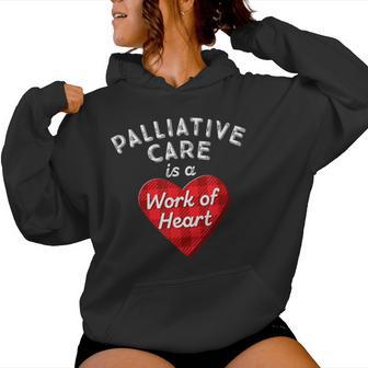 Palliativpflege-Krankenschwester Als Geschenk Für Krankenpflege Work Of Heart Rn- Kapuzenpullover für Damen - Geschenkecke