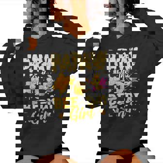 Papaw Of The Bee Day Girl Birthday Family Matching Party Women Hoodie | Mazezy