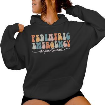 Pediatric Emergency Department Pediatric Er Nurse & Doctor Women Hoodie - Thegiftio UK