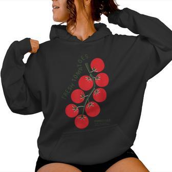 Pomodori Freschi Fresh Tomatoes Italianummer Tomatoes レディースパーカー - Kawaiitshirt
