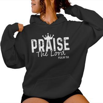 Praise The Lord Jesus Christian Saying God Faith Bible Women Hoodie - Thegiftio UK