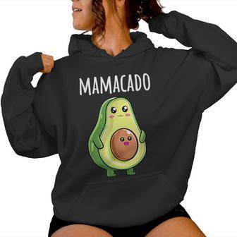 Pregnancy Announcement Mom Mamacado Women Hoodie - Thegiftio UK