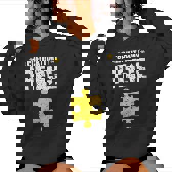 Puzzle Check Out My Piece Puzzle Women's Hoodie | Mazezy