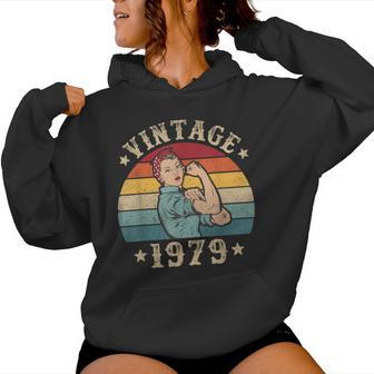 Regalo De 46º Cumpleañoseñoras Año 1979 Es 46 Años Sudadera con capucha para mujer - Regaloses