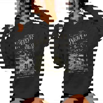 Retro Proud Anti Social Member Of Introverted Book Club Women Hoodie - Thegiftio