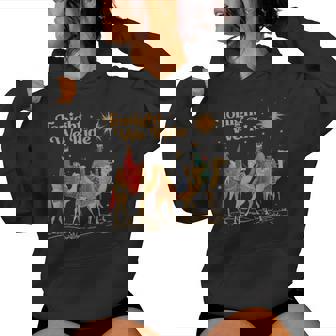 Retro Tonight We Christian Ride Christmas Christian Quote Women Hoodie | Mazezy