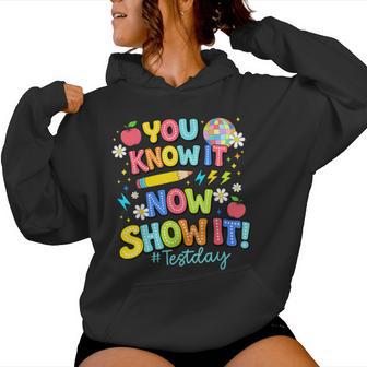 Rock The Test Test Day State Testing Teacher Staar Test Women Hoodie | Seseable UK