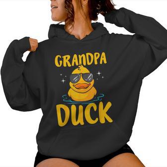 Rubber Duck Grandpa Duck Rubber Duckies Women Hoodie - Thegiftio UK