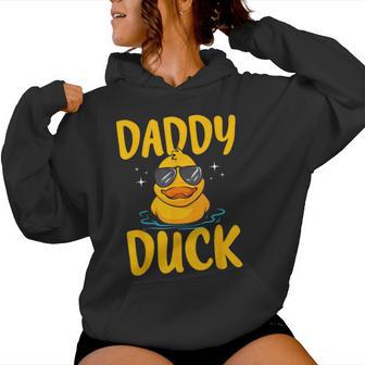 Rubber Duckies Daddy Duck Rubber Duck Women Hoodie - Thegiftio UK