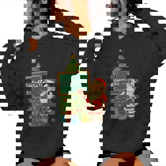 Santa 67 Math Teacher Christmas Meme School Costumes Women Hoodie | Seseable CA