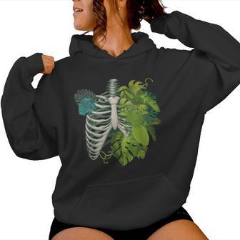Skeleton Plant Body For Gardener Plant Lover Women Women Hoodie - Thegiftio UK