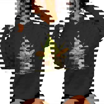 Smiling Xmas Tree With Drums For Boys And Girls Tank Top Women's Hoodie | Mazezy