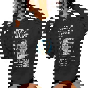 Snowshoeing Lover I May Look Like I'm Listening Women's Hoodie | Mazezy