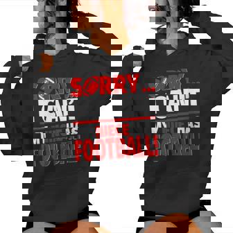 Sorry My Niece Has Football Aunt Or Uncle Women's Hoodie | Mazezy