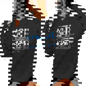 Soul Surfer Waves Motivational Inspirational Men Women Tank Top Women's Hoodie | Mazezy