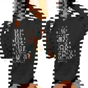 Special Education Teacher I Can Write A Goal For That Sped Women Hoodie | Mazezy